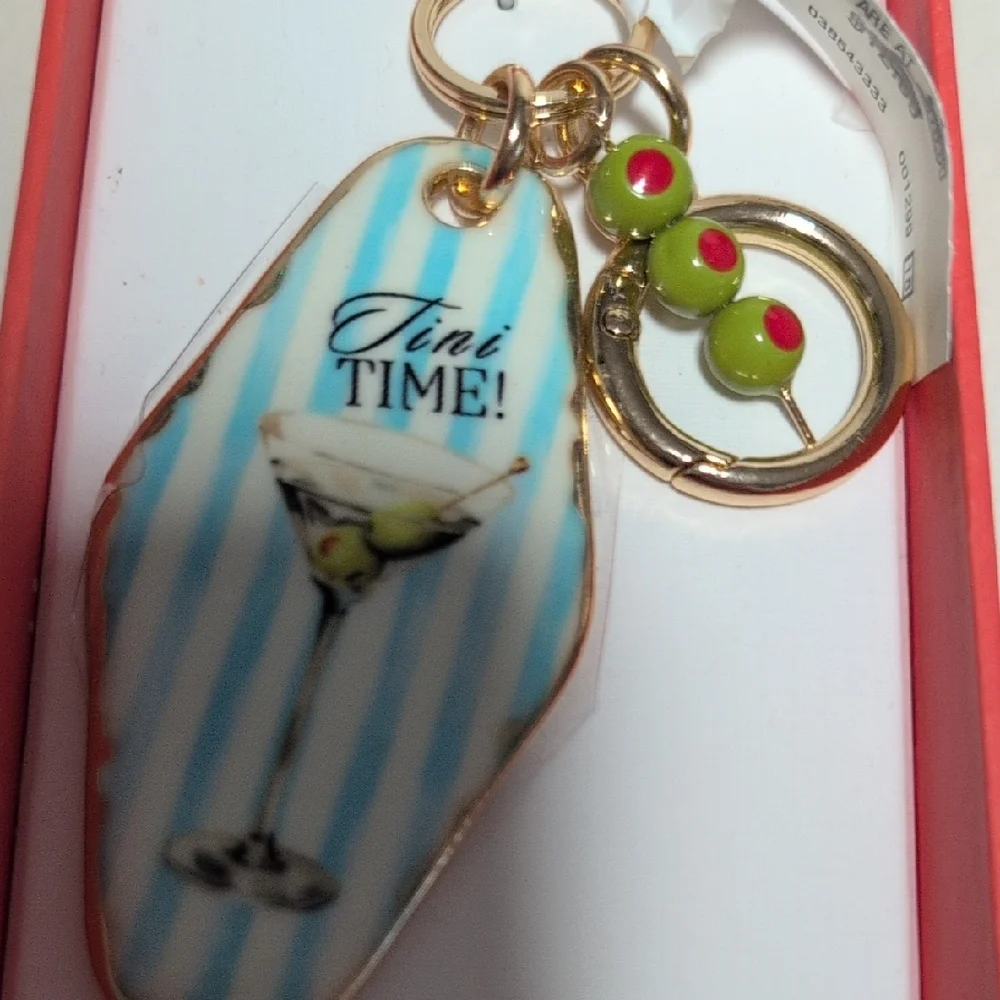 Piper K Tini Time Key Chain & Bag Charm